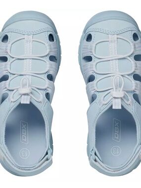 DBX Kids Light Blue Closed-Toe Sport Sandals